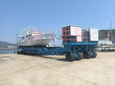 100吨重型游艇拖车 船体拖车4I.jpg